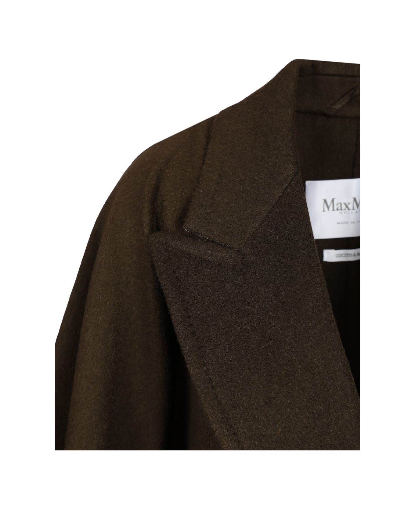 Max Mara Short Robe Coat - GREEN