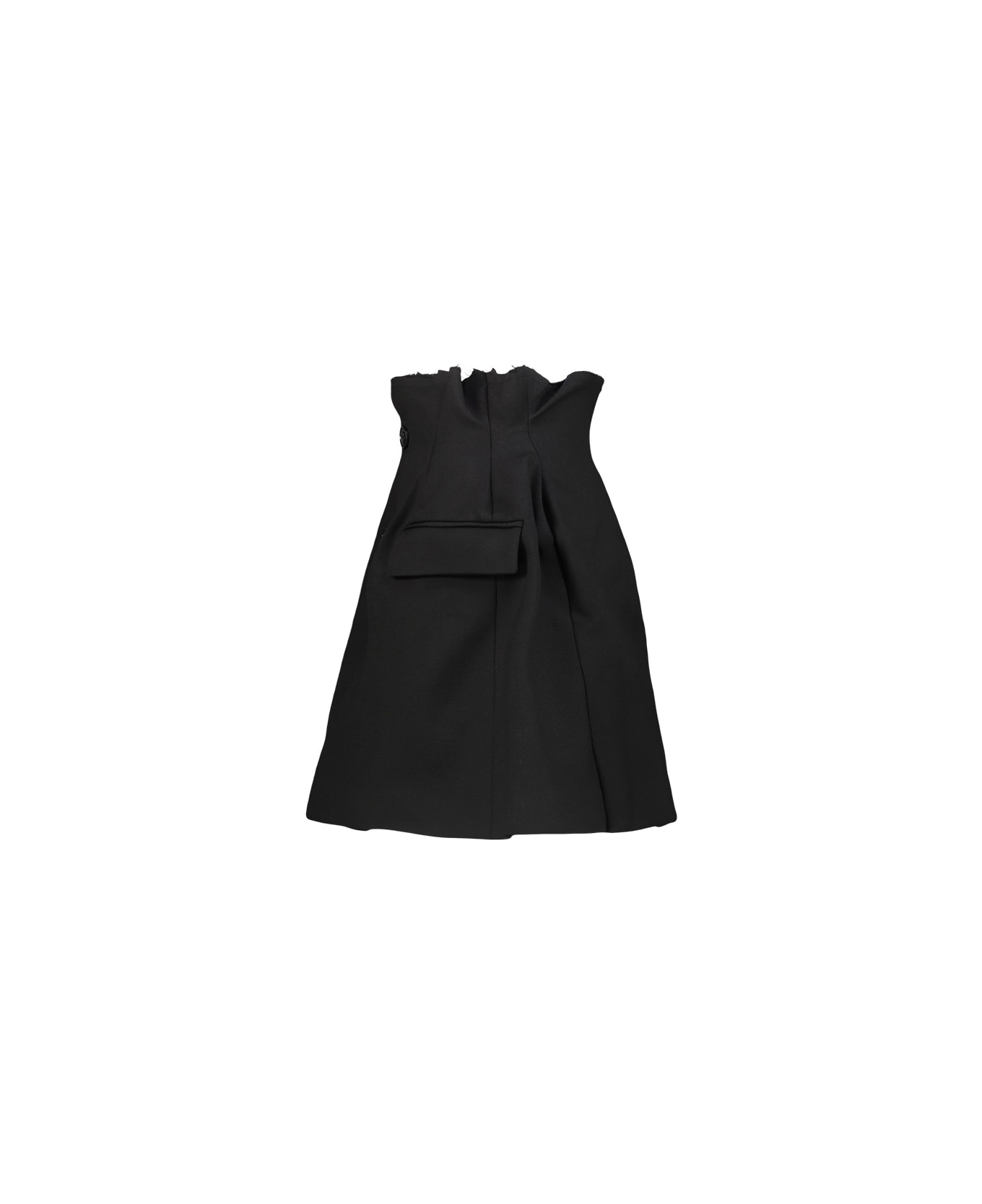 VETEMENTS Reconstructured Hourglass Skirt - Black