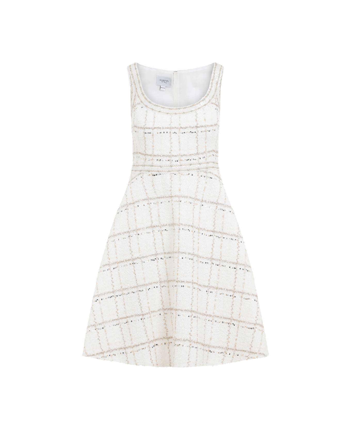 Giambattista Valli Buckle Midi Dress - Ivory Gold