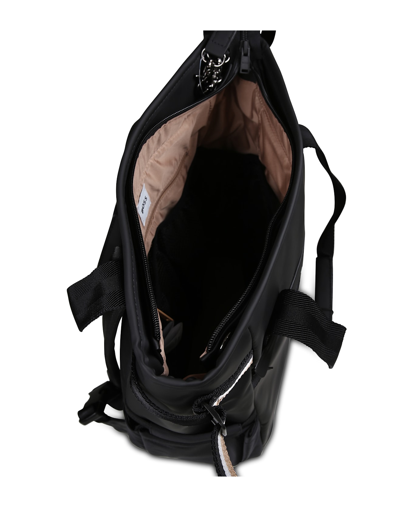 Hugo Boss Black Changing Bag For Babykids With Logo - Black