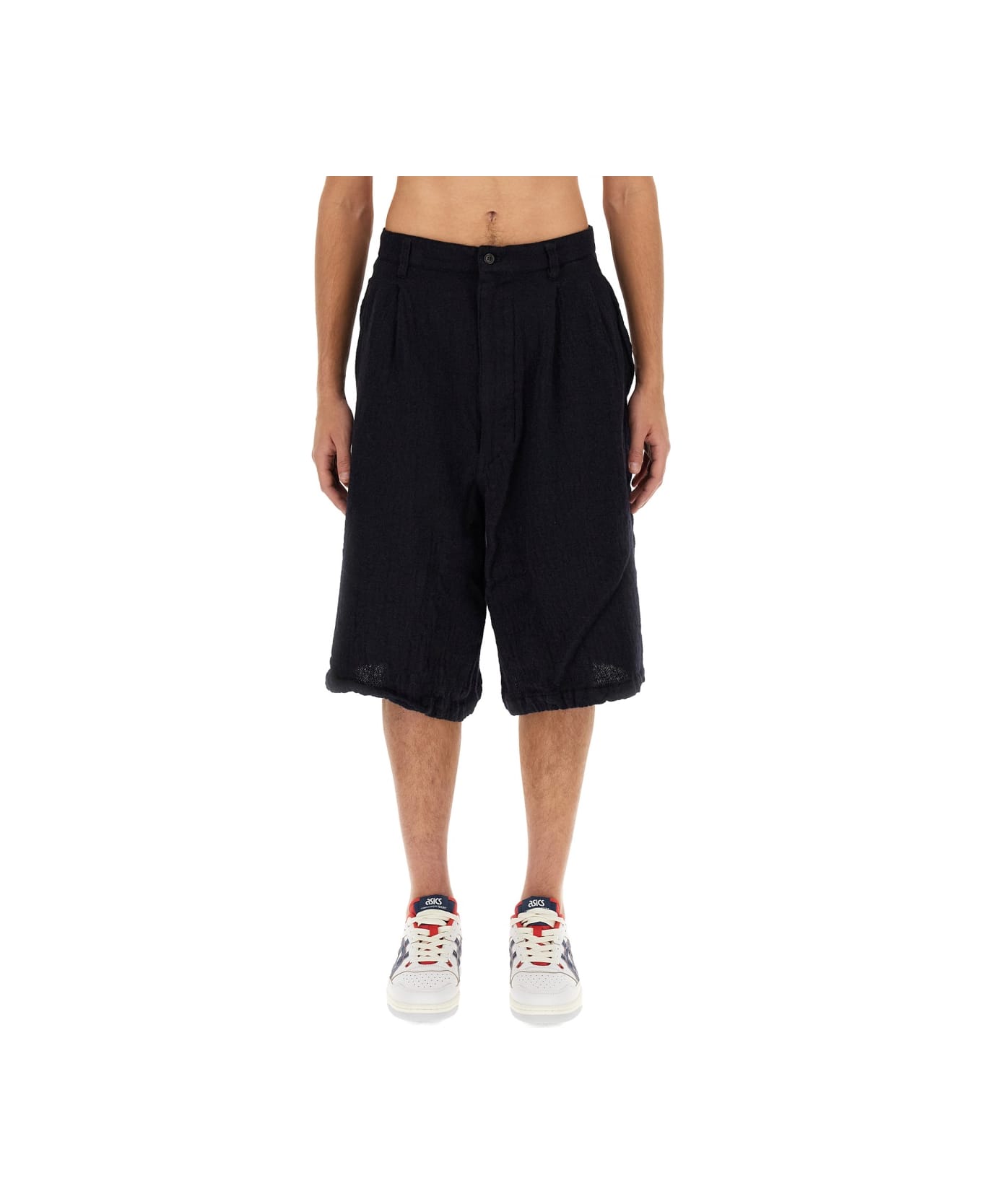 Comme des Garçons Shirt Oversize Bermuda Shorts - BLUE