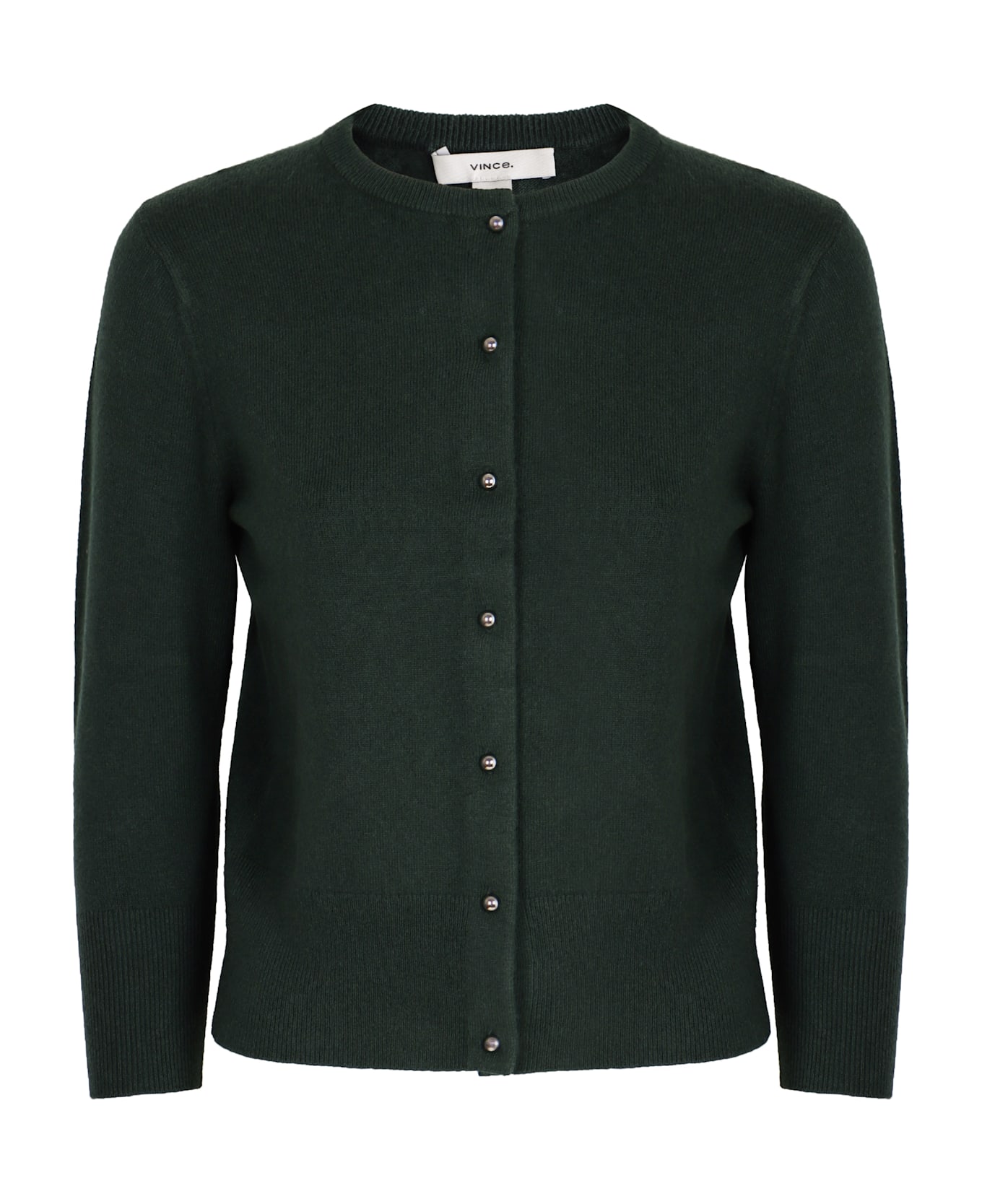 Vince Cardigan In Mixed Wool - green