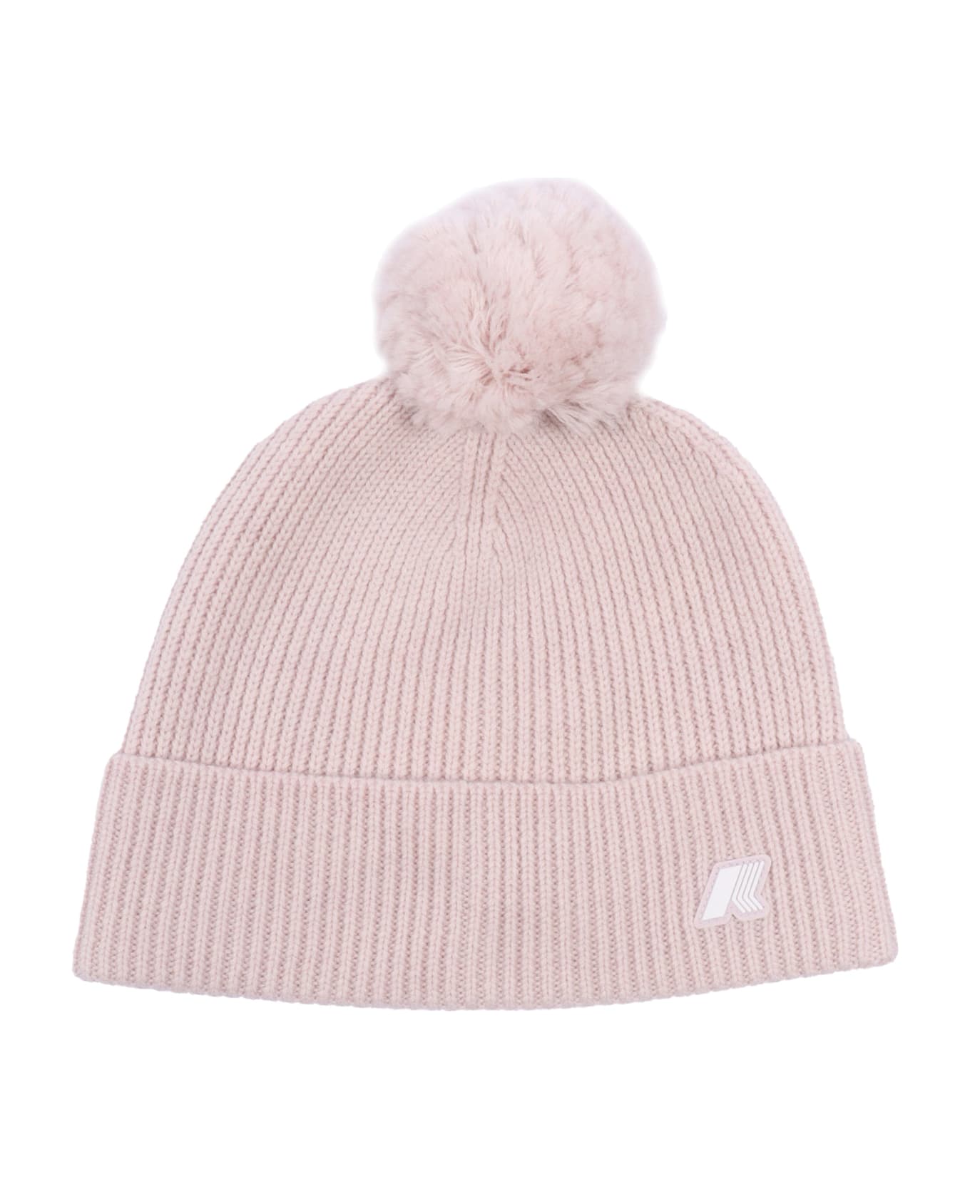K-Way P. Vincienne Cardigan Stitch Cap - PINK