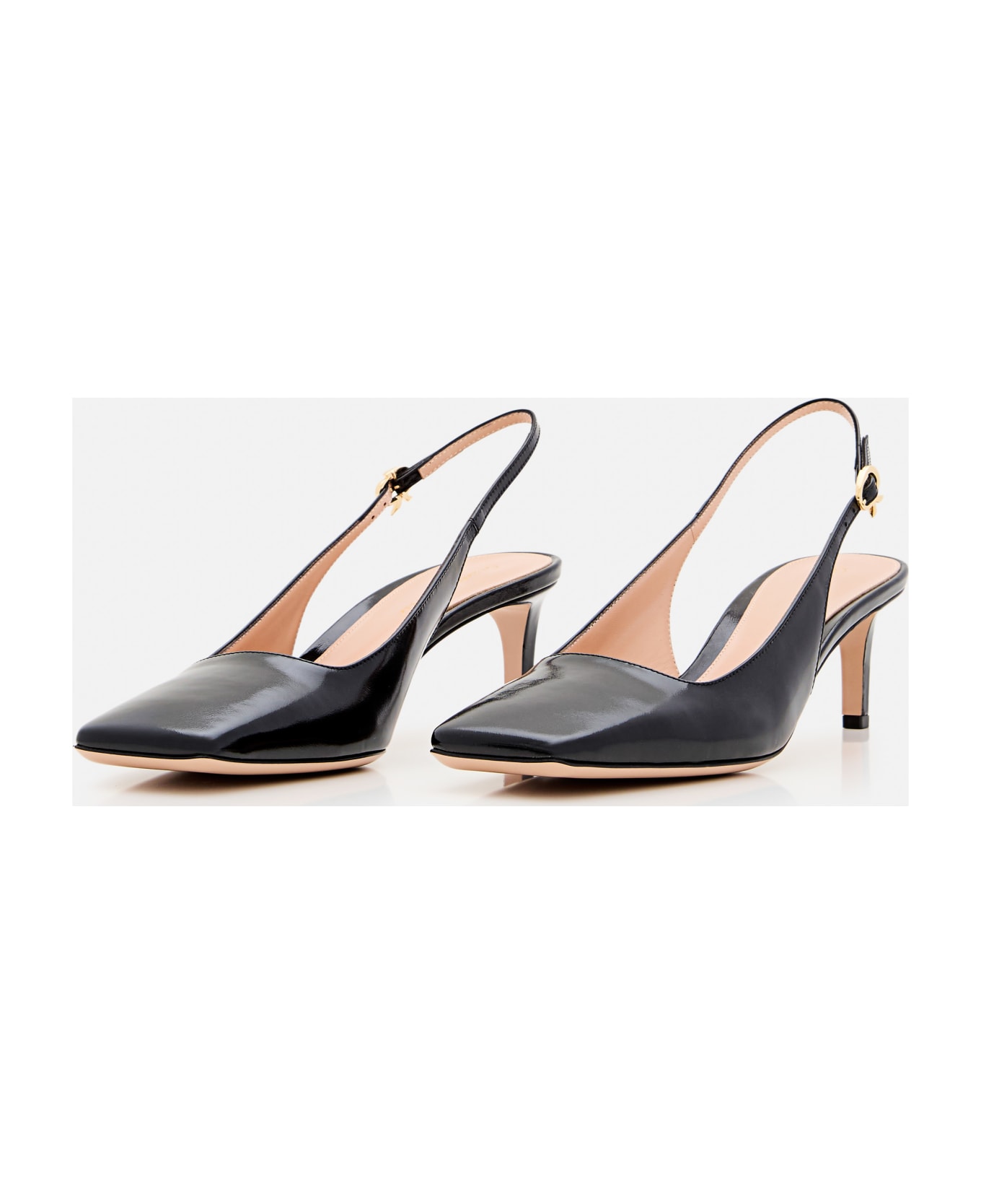 Gianvito Rossi Nuit Heel Sling-back - Black
