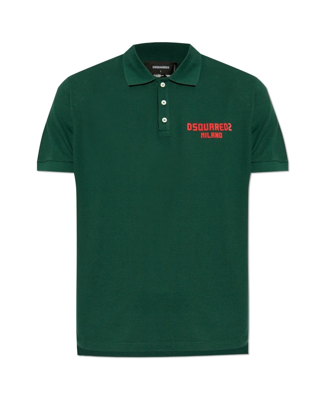 Dsquared2 Polo With Logo - Green