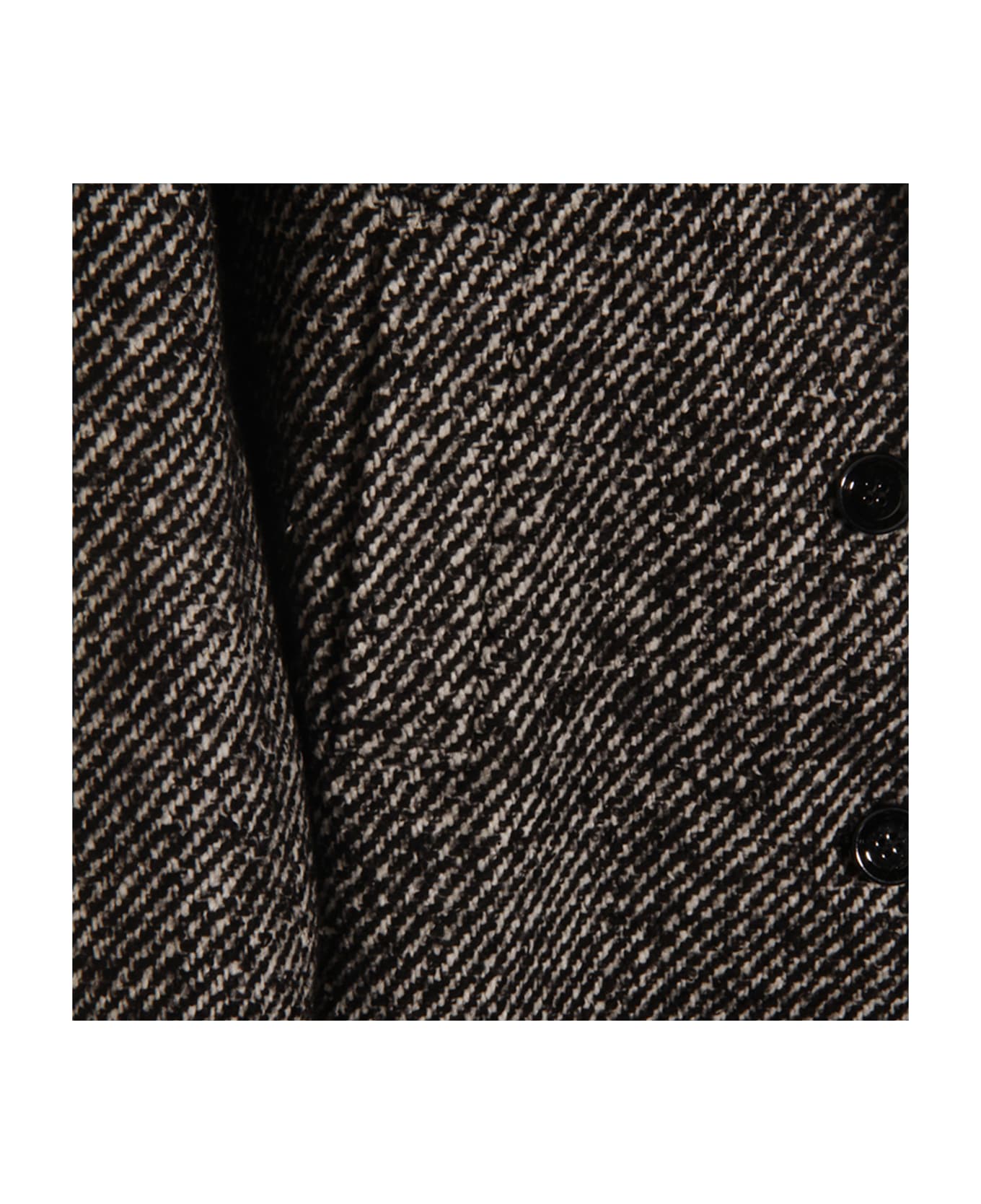 Dolce 
Gabbana Grey Wool Coat - Grey