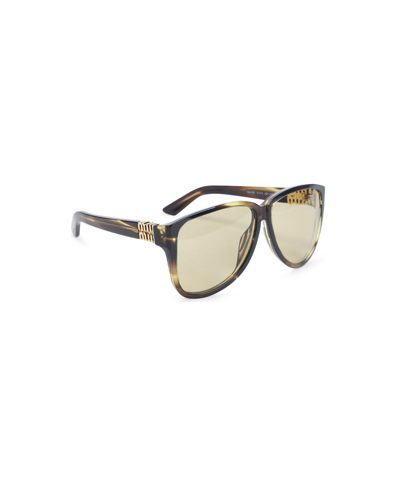 Miu Miu Eyewear Ombre Sunglasses - Or Loden Striato