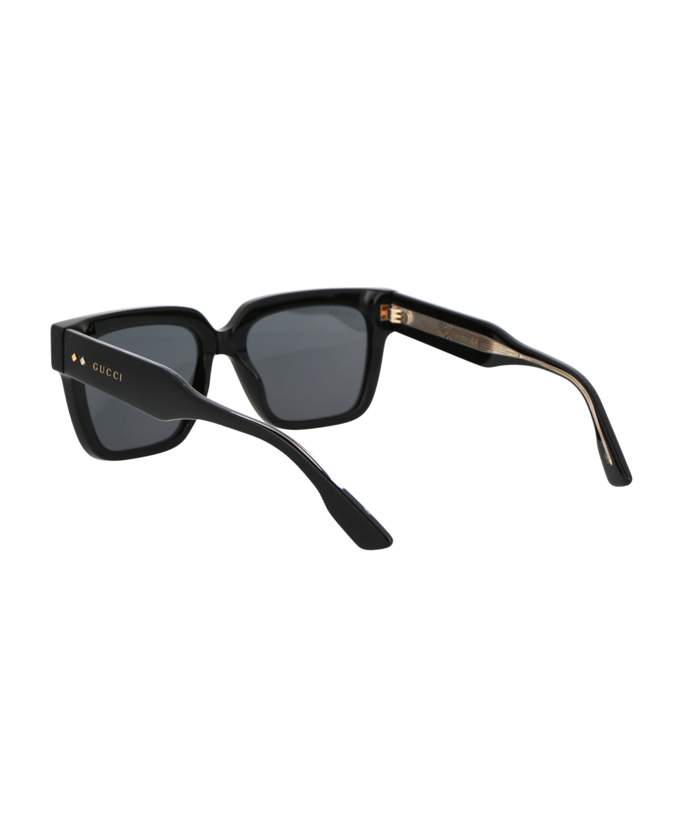 Gucci Eyewear Gg1084s Sunglasses - 001 BLACK BLACK GREY