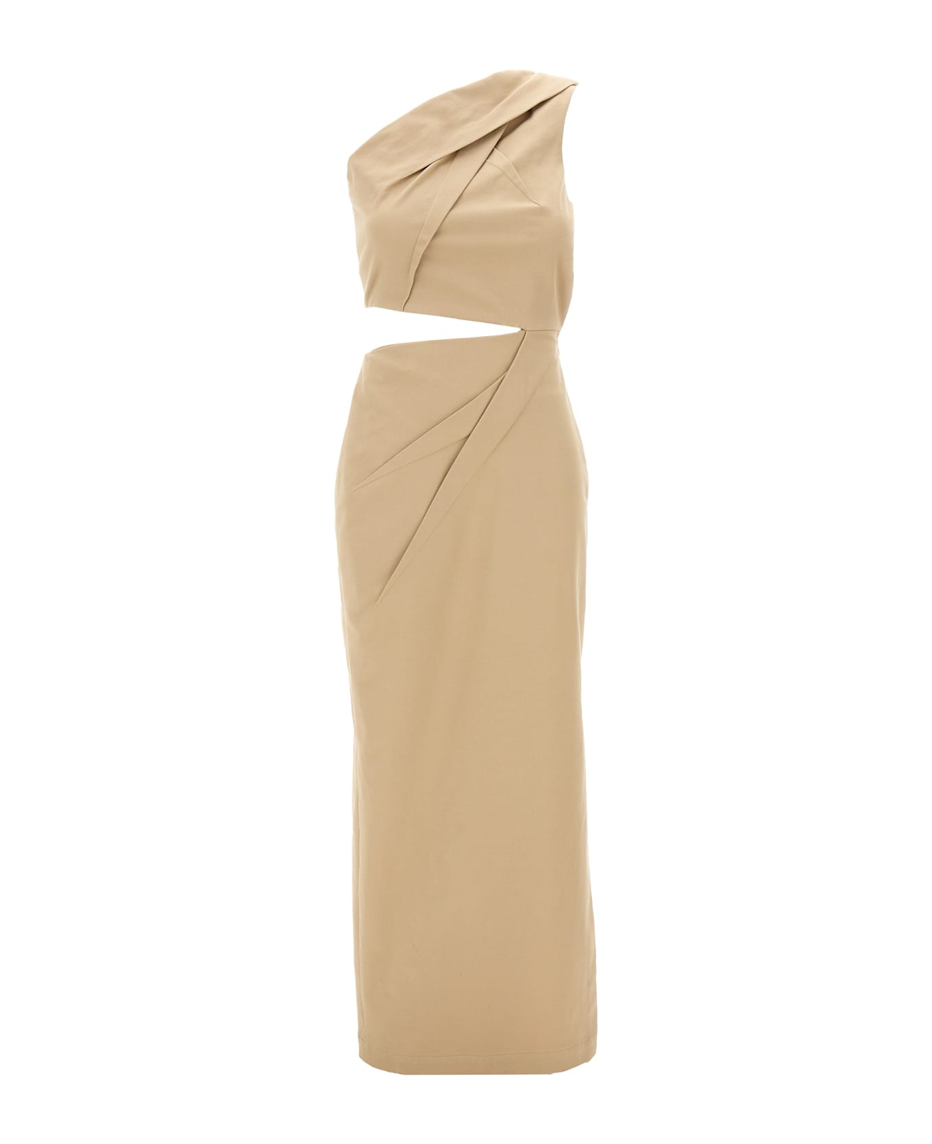 Max Mara 'nievo' Dress - Beige ワンピース＆ドレス