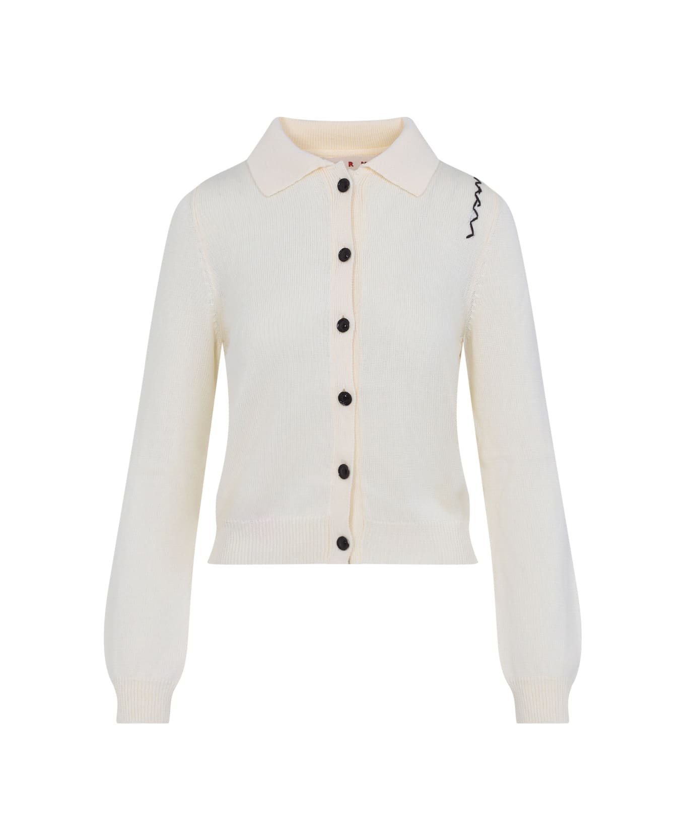Marni Cotton Cardigan - Snow