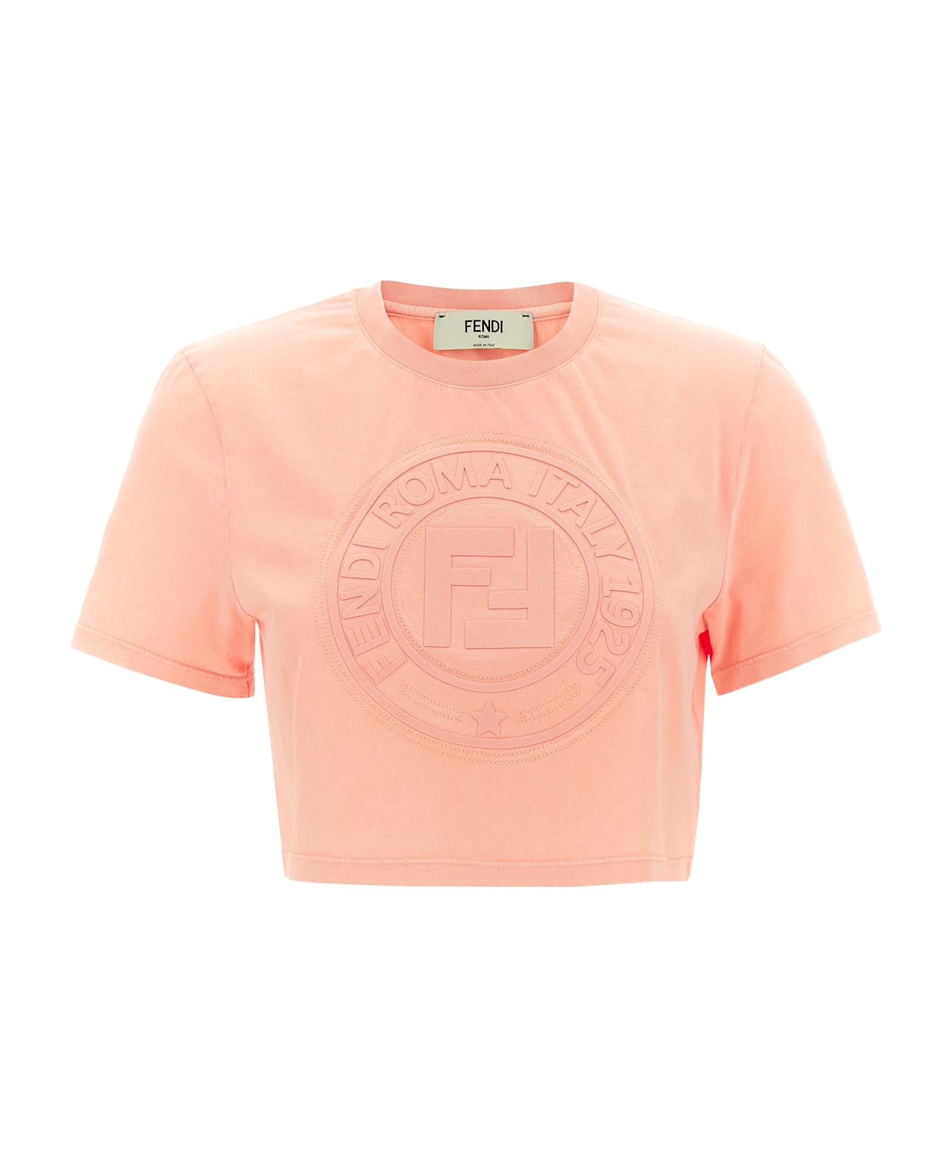 Tシャツ・カットソー FENDI 3D 'Fendi Roma' T-shirt Pink 3d 'fendi Roma' T-shirt | italist