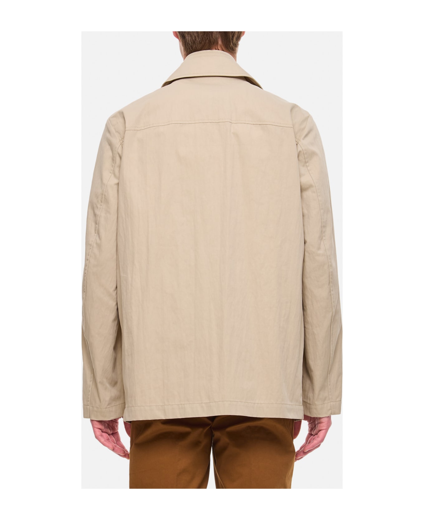Fay Db Front Morning Jacket - Beige