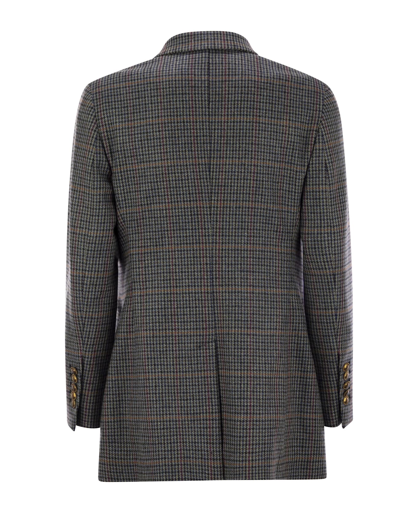 Saulina Milano Anita - Double-breasted Blazer - Grey