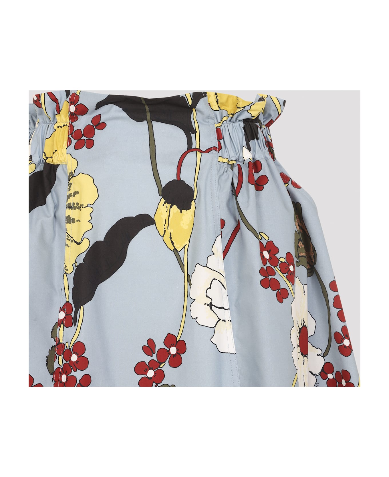 Marni Flared Midi Skirt - Sky