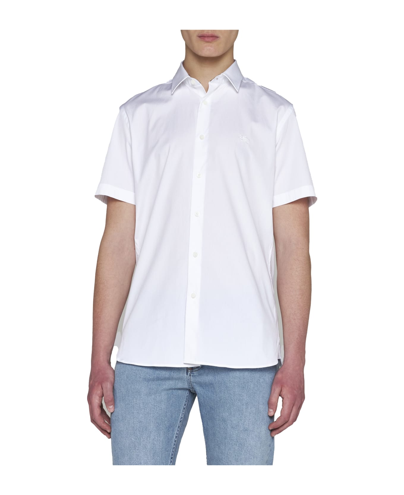Burberry Sherfield Cotton Shirt - White シャツ