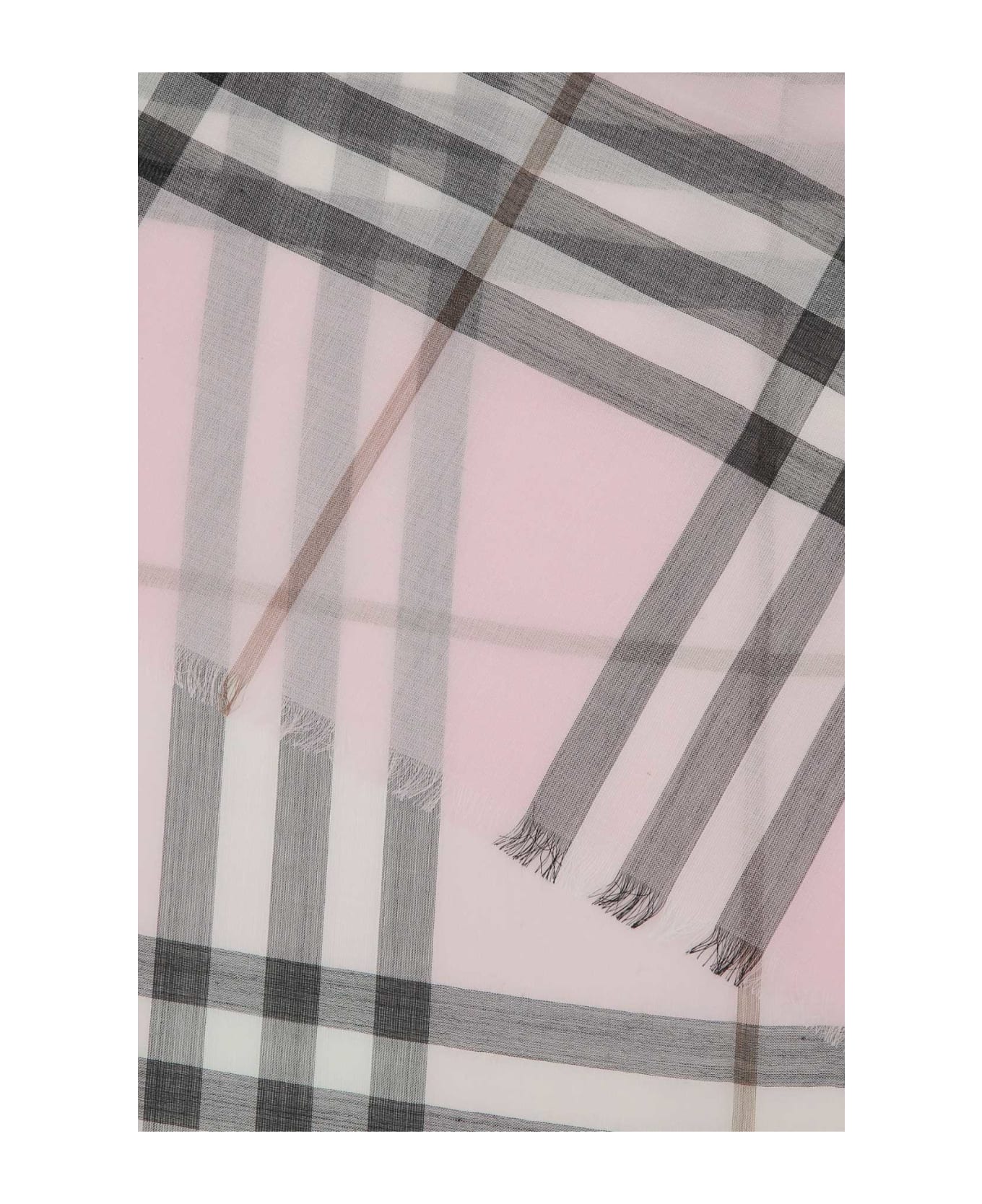 Burberry Embroidered Wool Blend Scarf - B1017