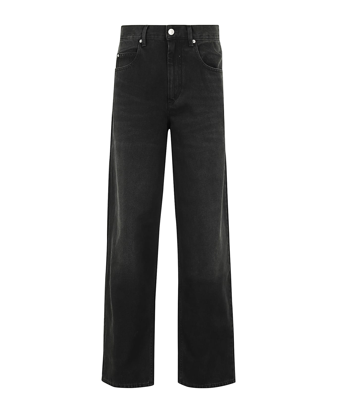 Isabel Marant Black Denim Joanny Jeans - FADEDBLACK