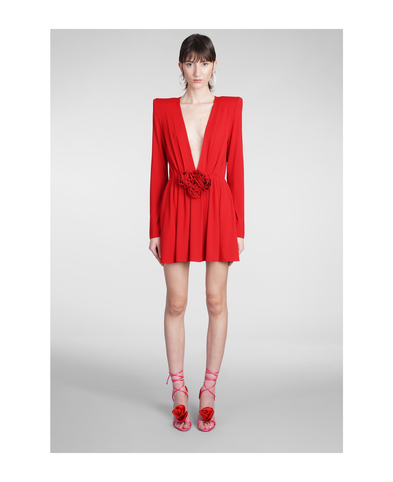 Magda Butrym Dress In Red Viscose - red