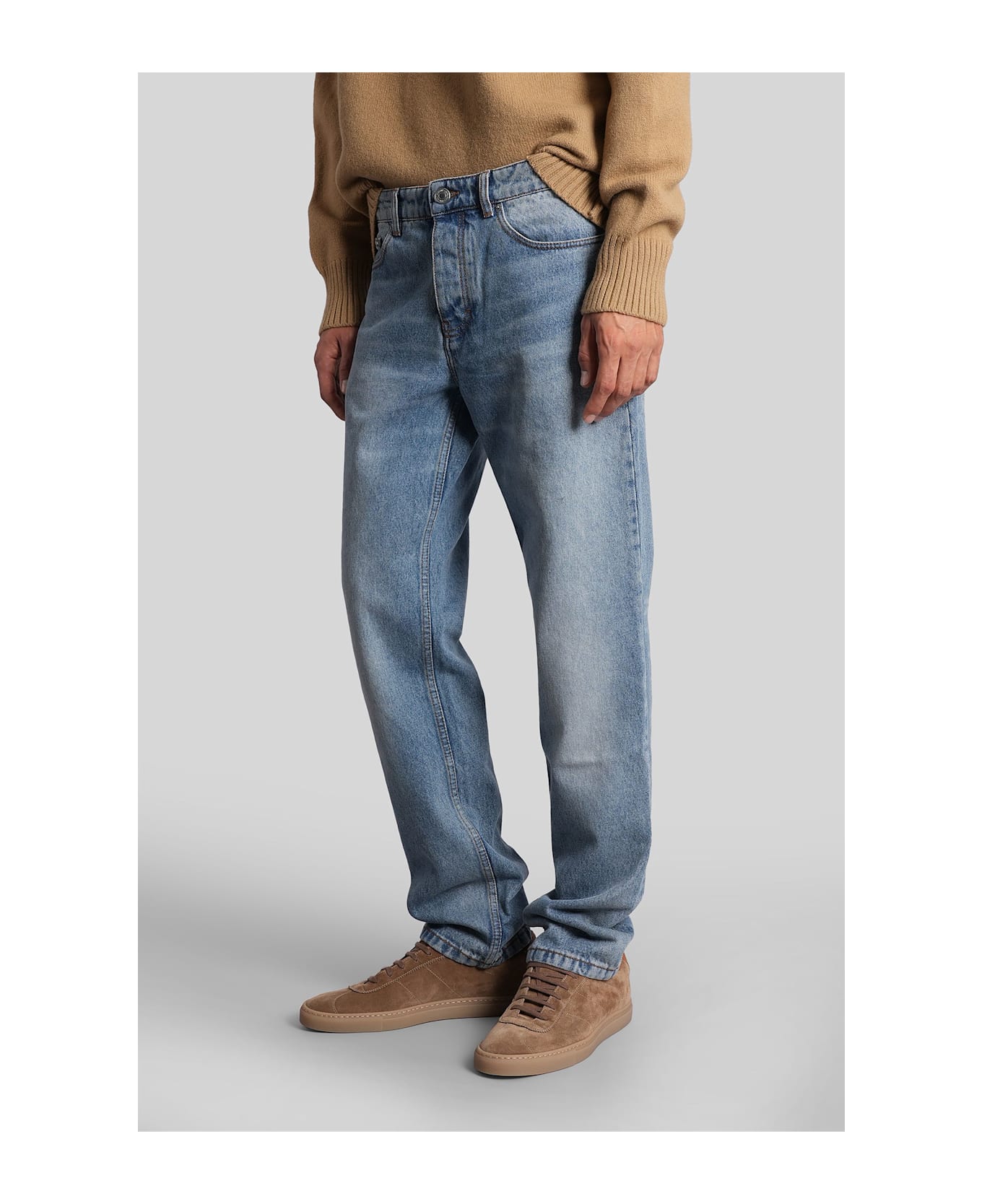 Ami Alexandre Mattiussi Jeans In Blue Cotton - blue