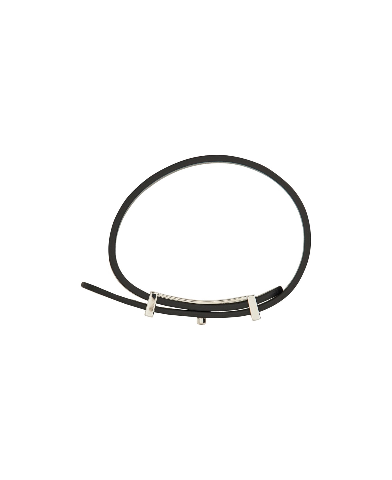 Paul Smith Leather Bracelet - BLACK