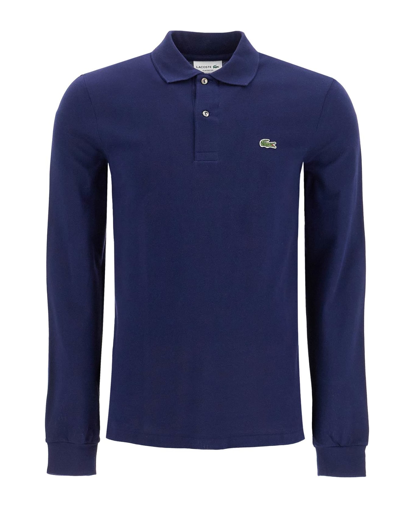 Lacoste 'classic Fit Long Sleeve Polo Shirt - BLUE NAVY (Blue)