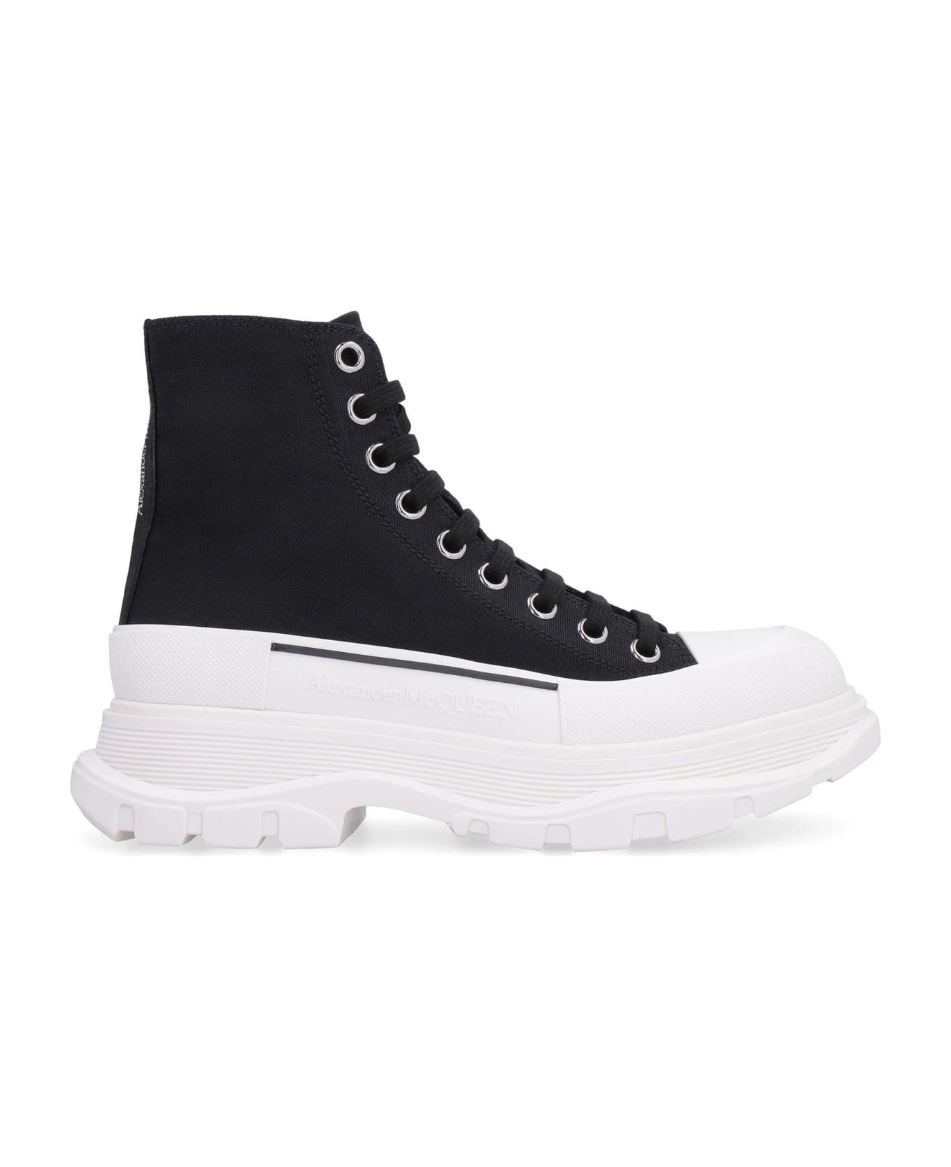 Alexander McQueen Treadslick High Top Sneakers - Black