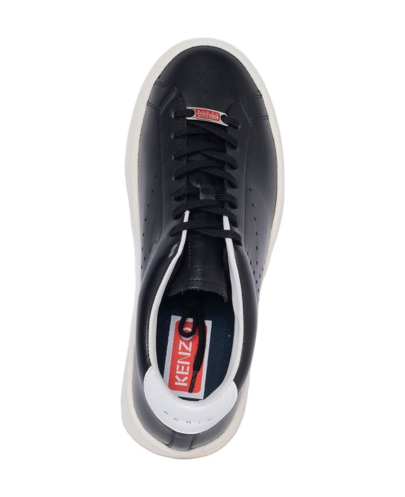 Kenzo Leather Sneakers - Black
