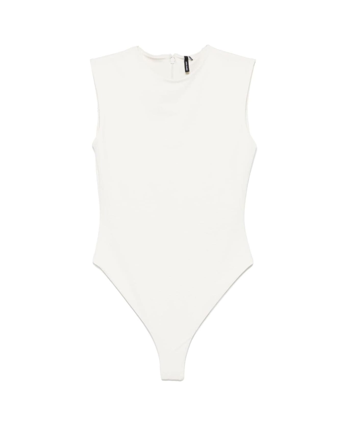 Entire Studios Sleeveless Bodysuit - Nylon Spandex - Rice