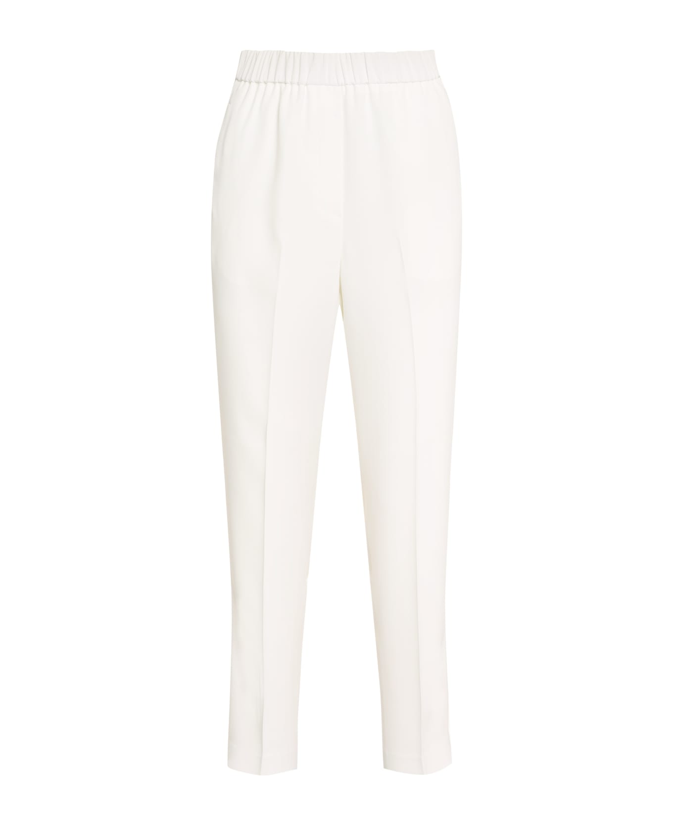Peserico Cropped Pants - White