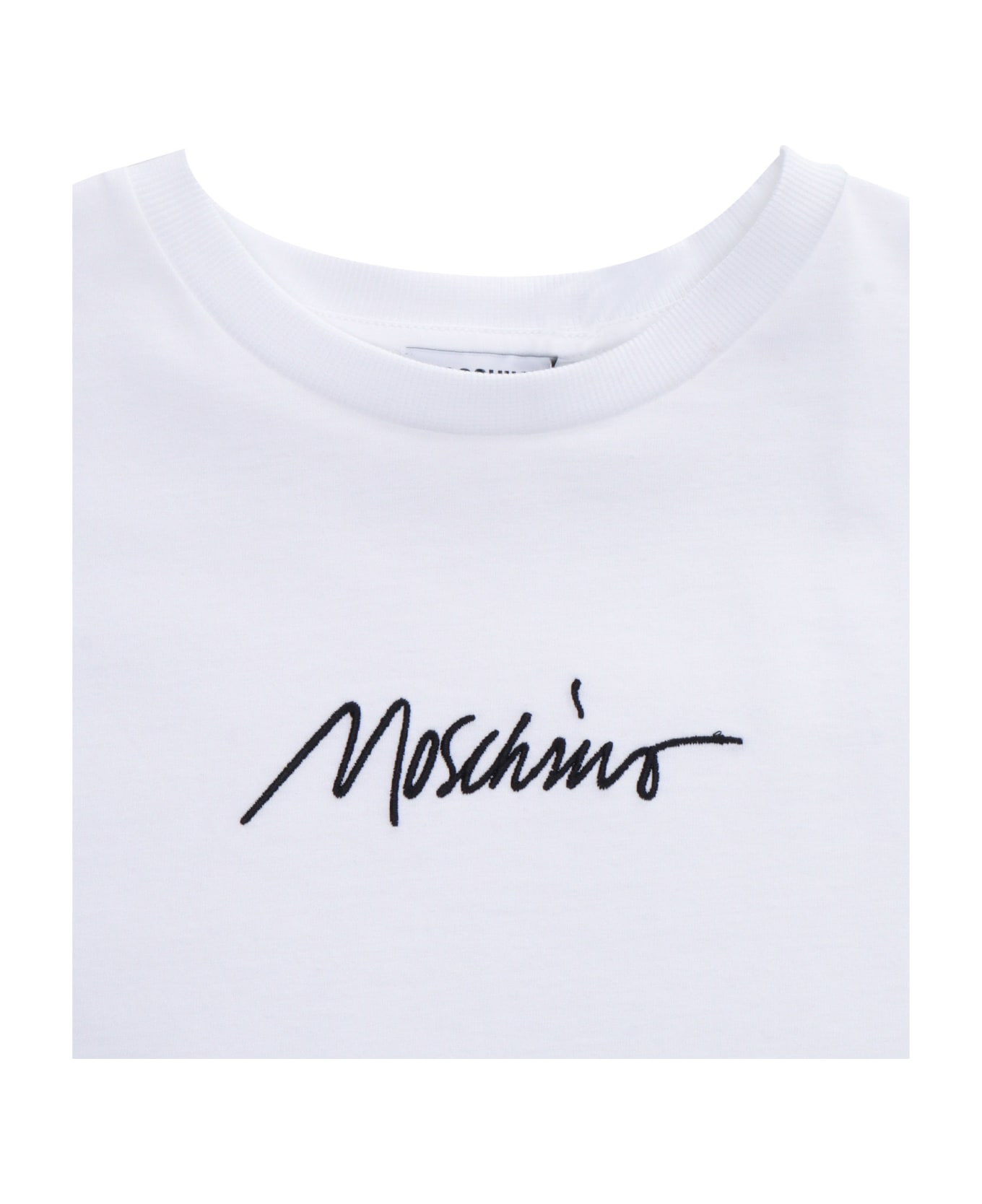 Moschino White T-shirt With Logo - WHITE