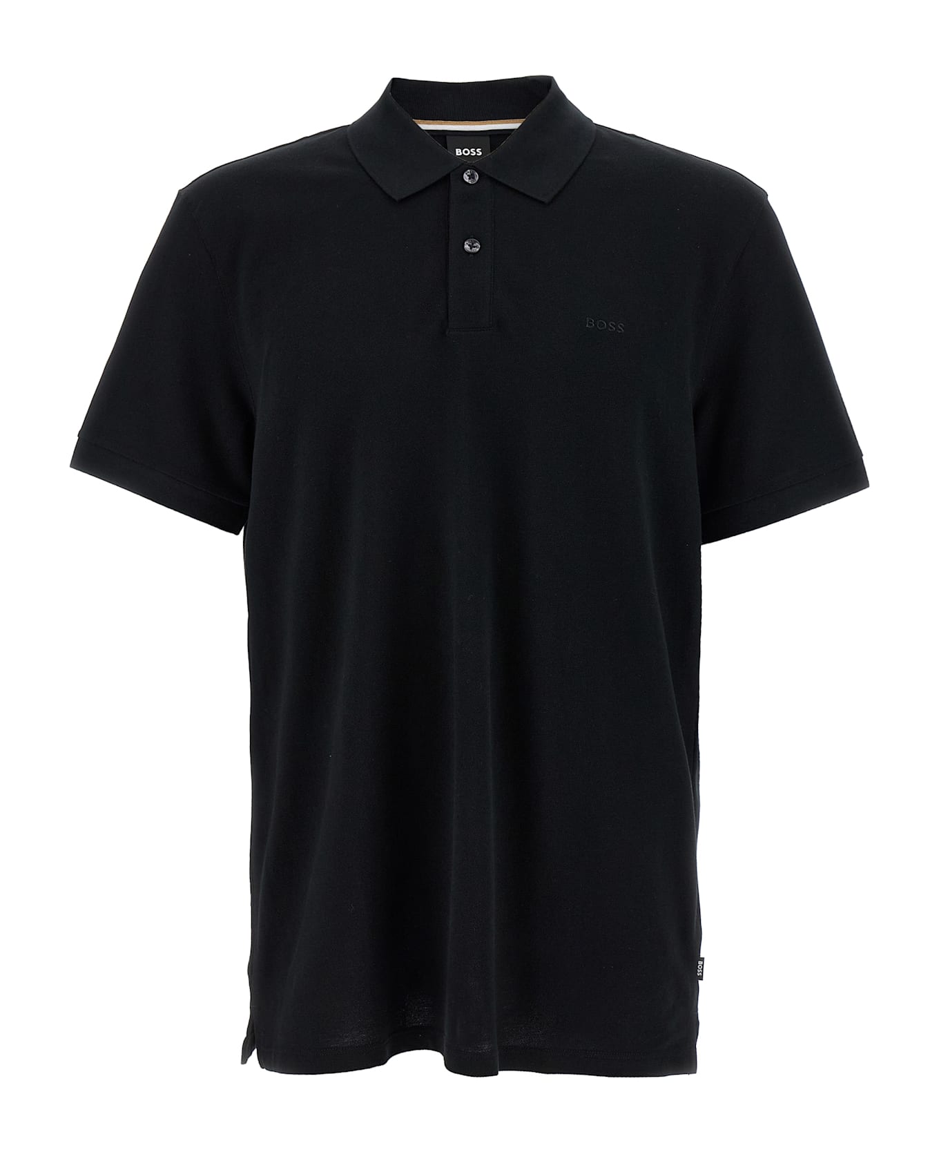 Hugo Boss Piquée Polo Shirt - Black  