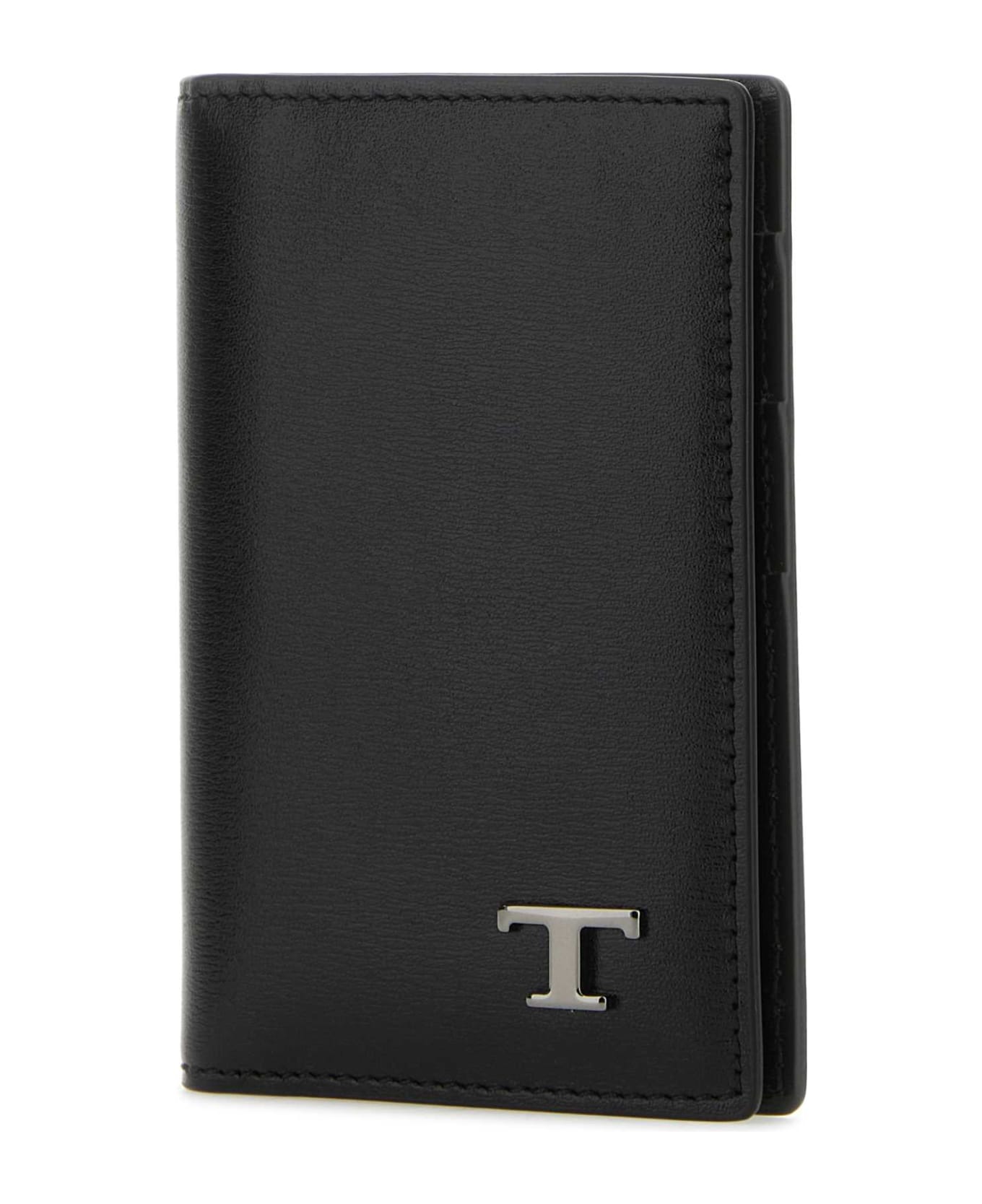 Tod's Black Leather Card Holder - ALTRAVERSIONE 財布