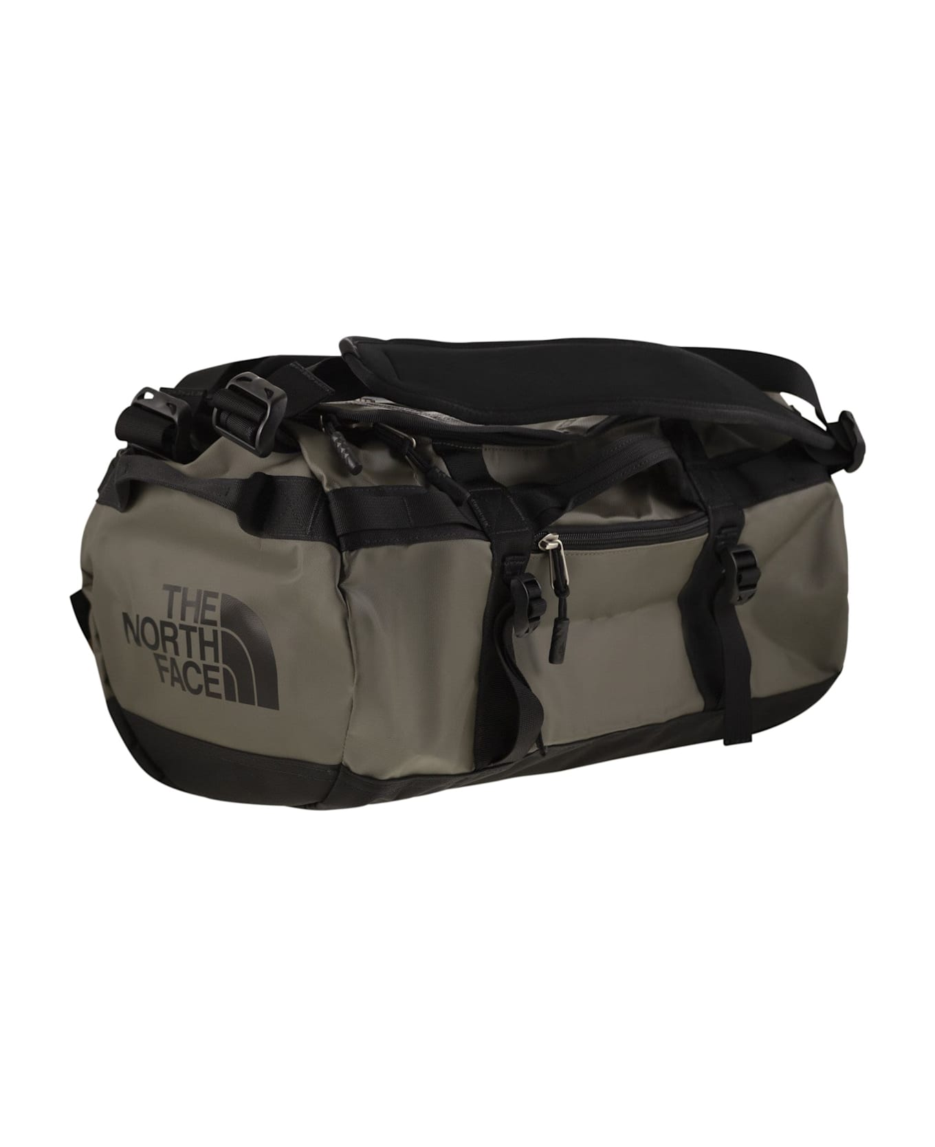 The North Face Base Camp Duffel - Duffel Bag With Shoulder Straps - Green/black トラベルバッグ