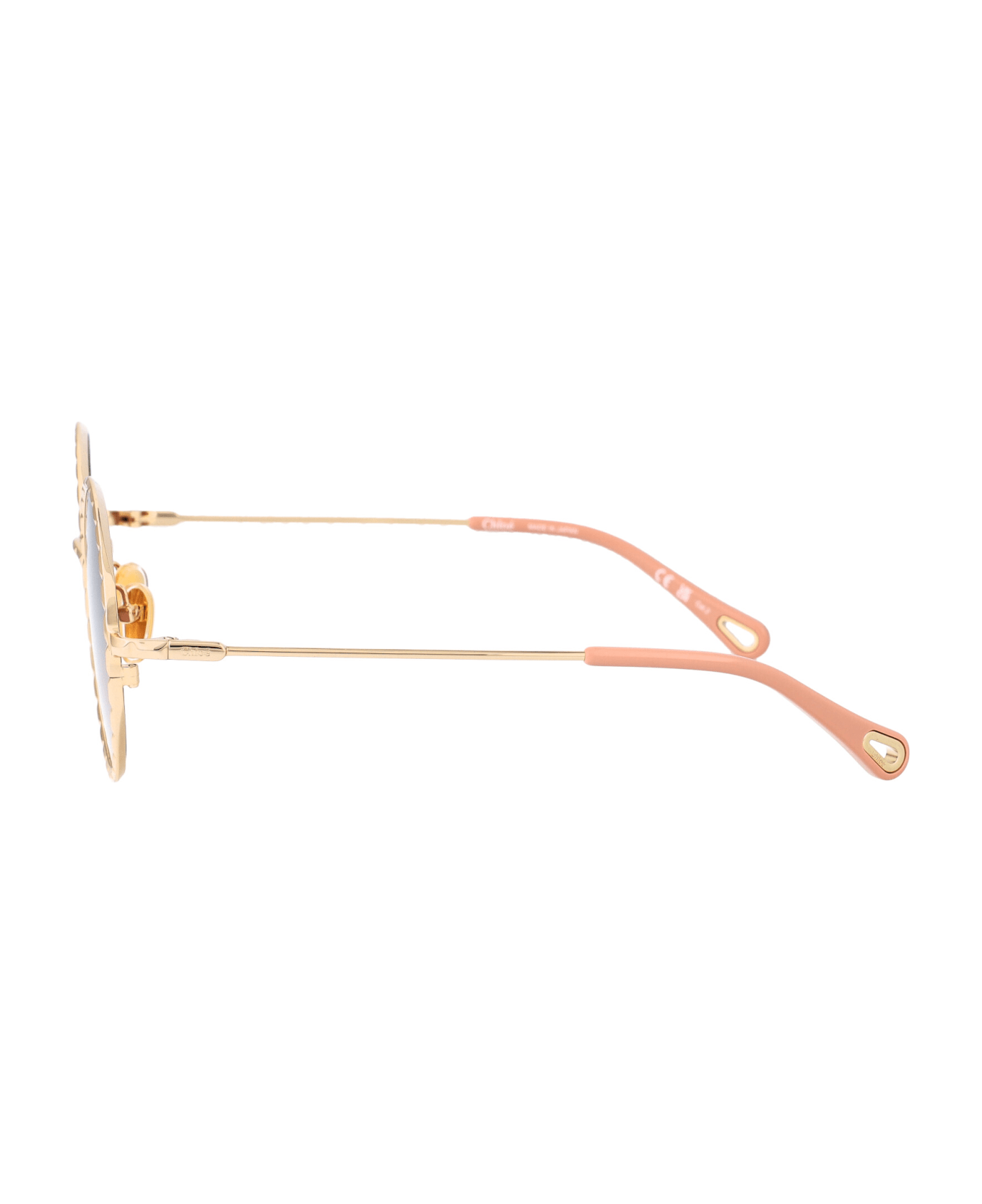 Chloé Eyewear Ch0230s Sunglasses - 002 GOLD GOLD COPPER