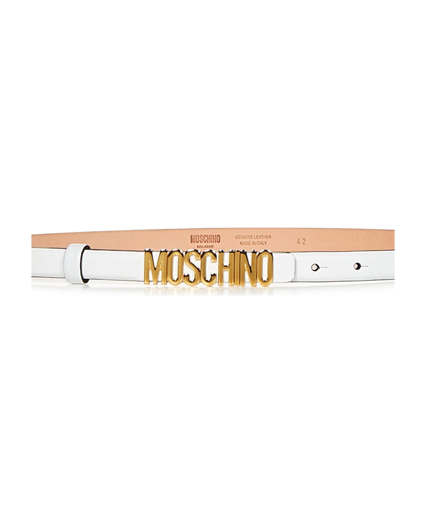 Moschino Belt - White