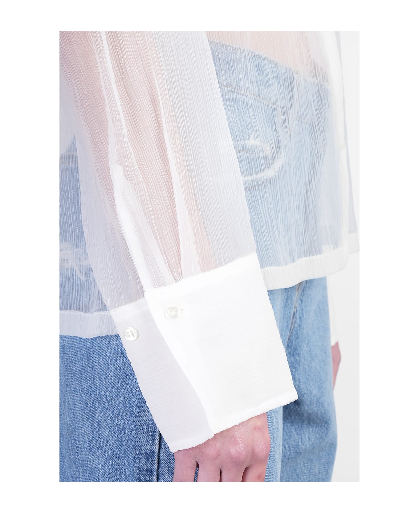 Séfr Willow Shirt Shirt In Beige Polyester - beige