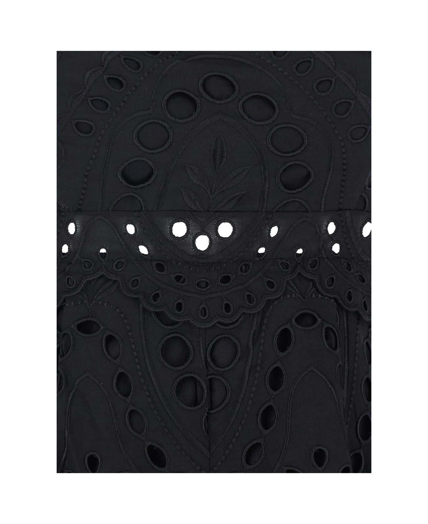 Charo Ruiz Long Dress Glimmer - Black