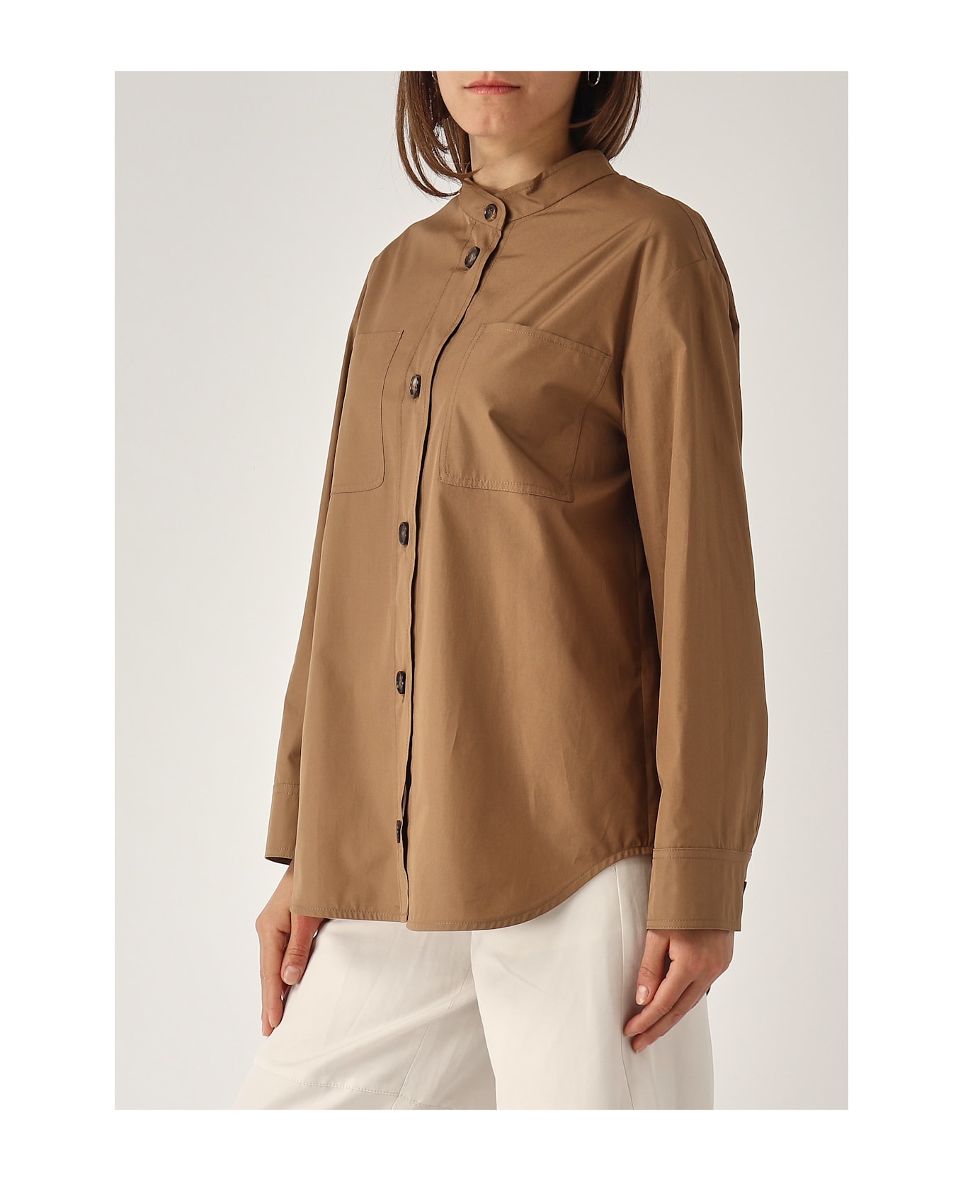 
S Max Mara Doris Blouse - CAMMELLO
