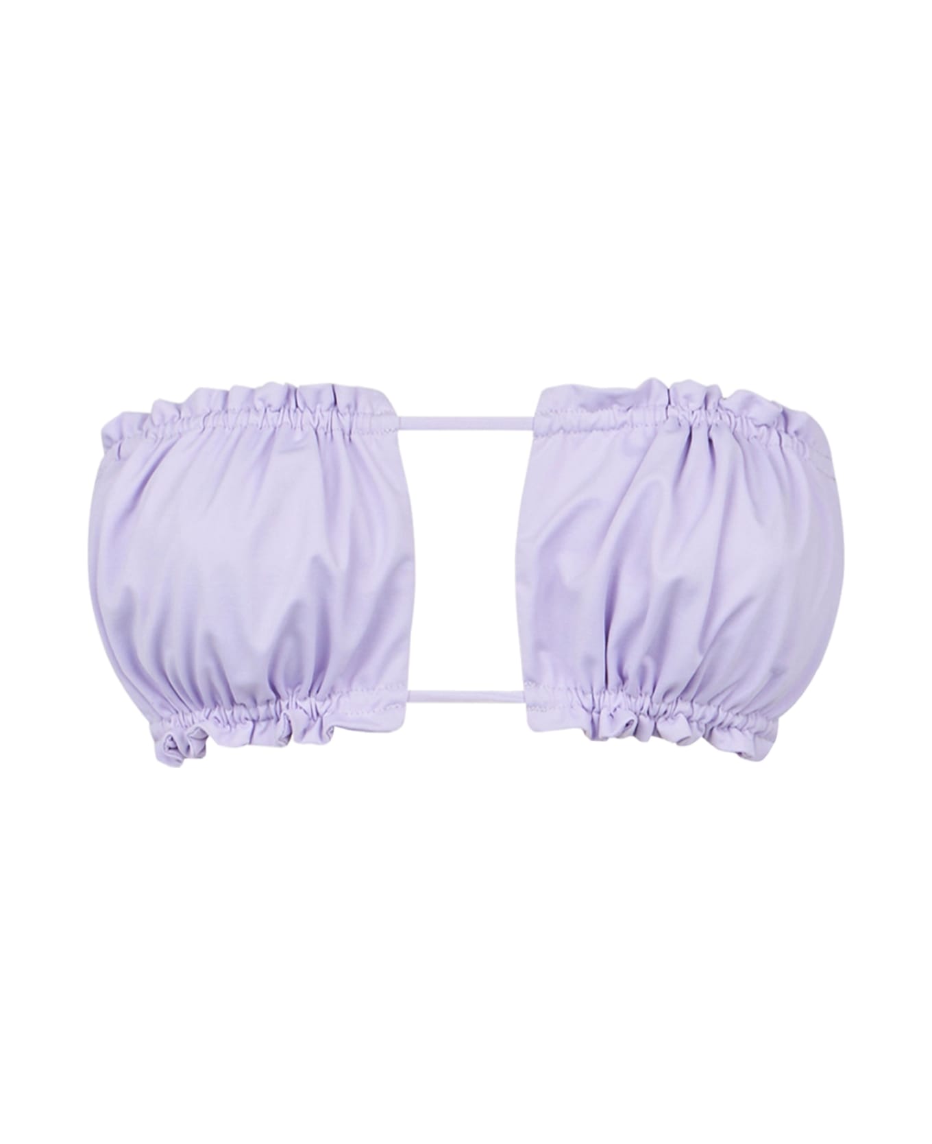 MC2 Saint Barth Woman Lilac Bandeau Top Swimsuit - PINK