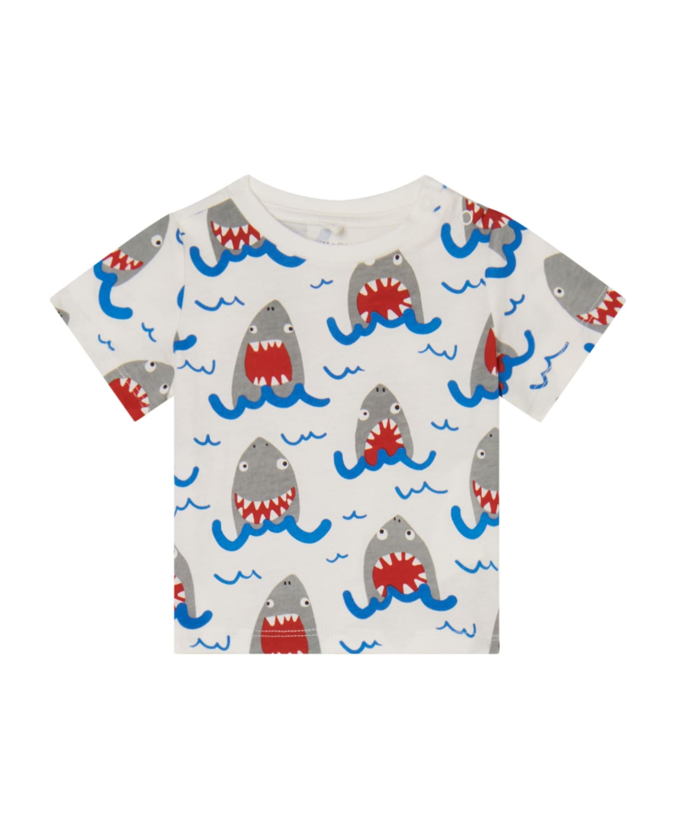 Stella McCartney Kids T-shirt With Print - Cream Tシャツ＆ポロシャツ