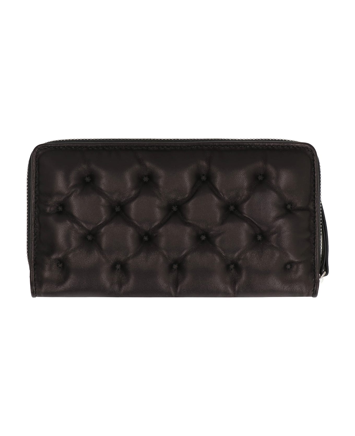 Maison Margiela Glam Slam Quilted Leather Wallet - Black