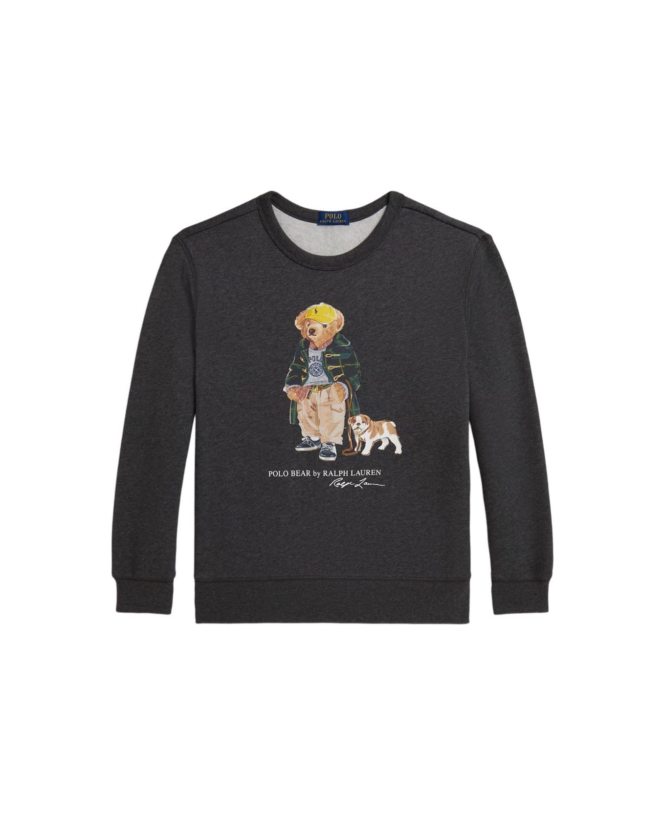 Polo Ralph Lauren Kids Polo Bear Crewneck Sweatshirt - Grey
