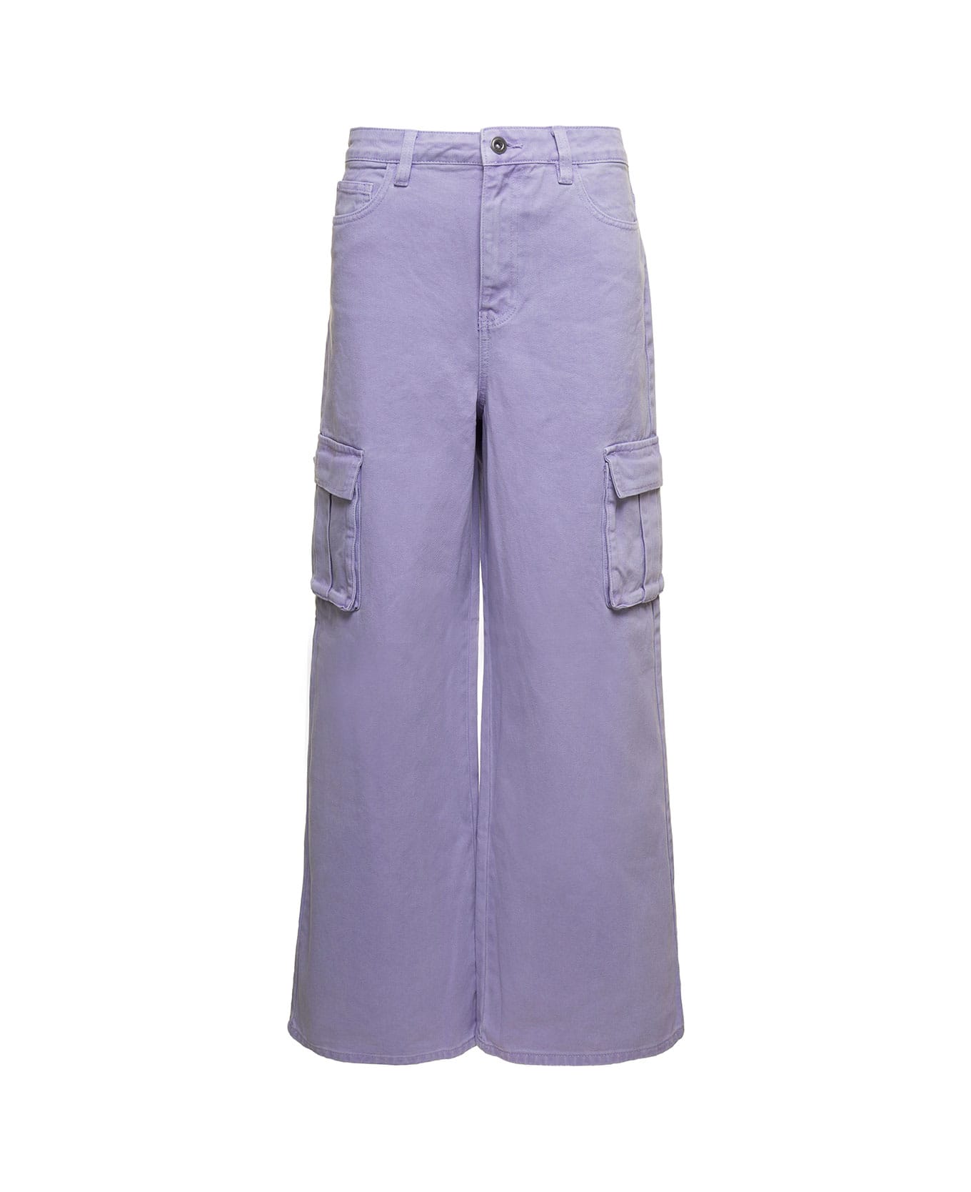 self-portrait Cargo Jeans - Purple