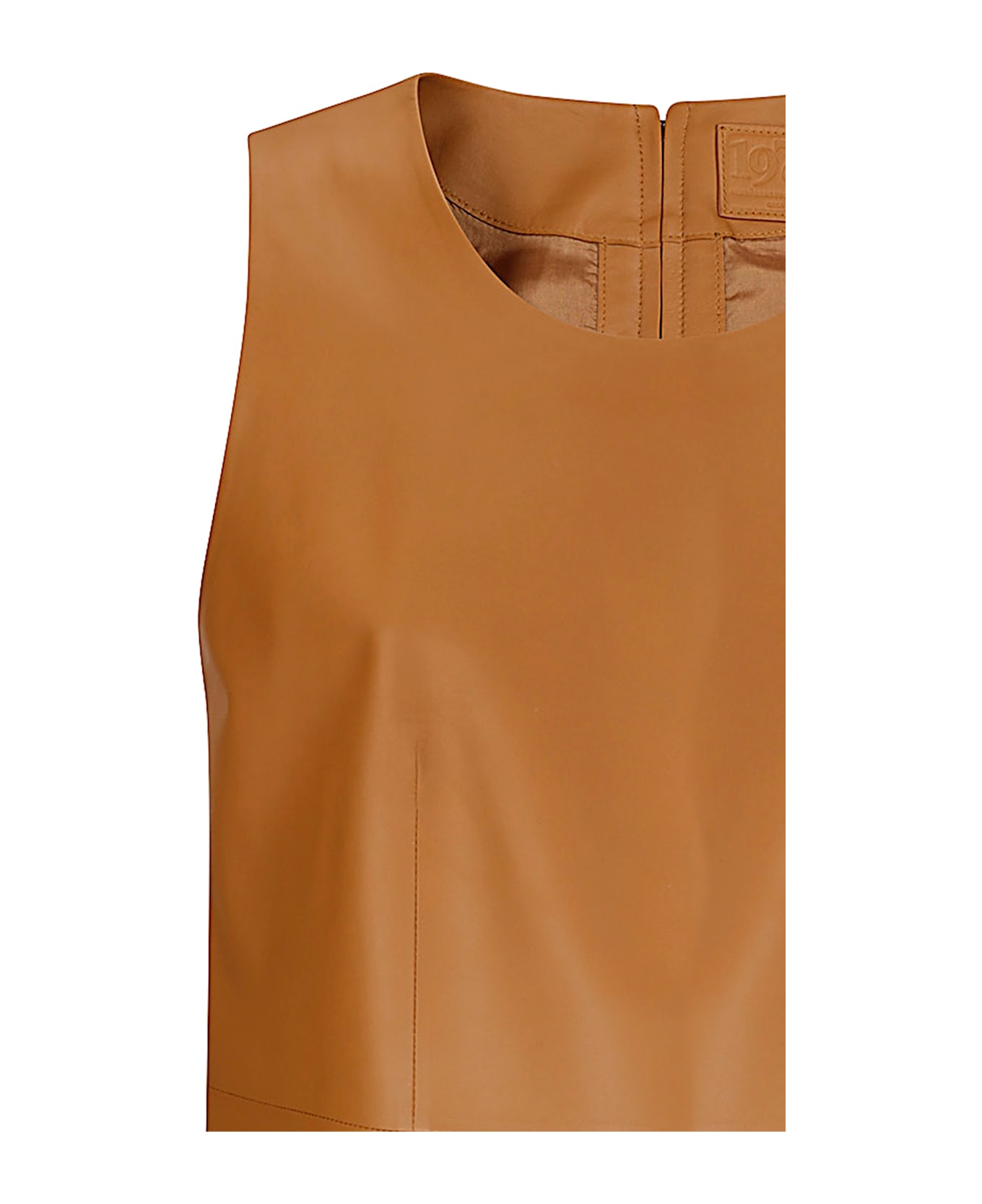Desa 1972 Leather Mini A-line Dress - Leather
