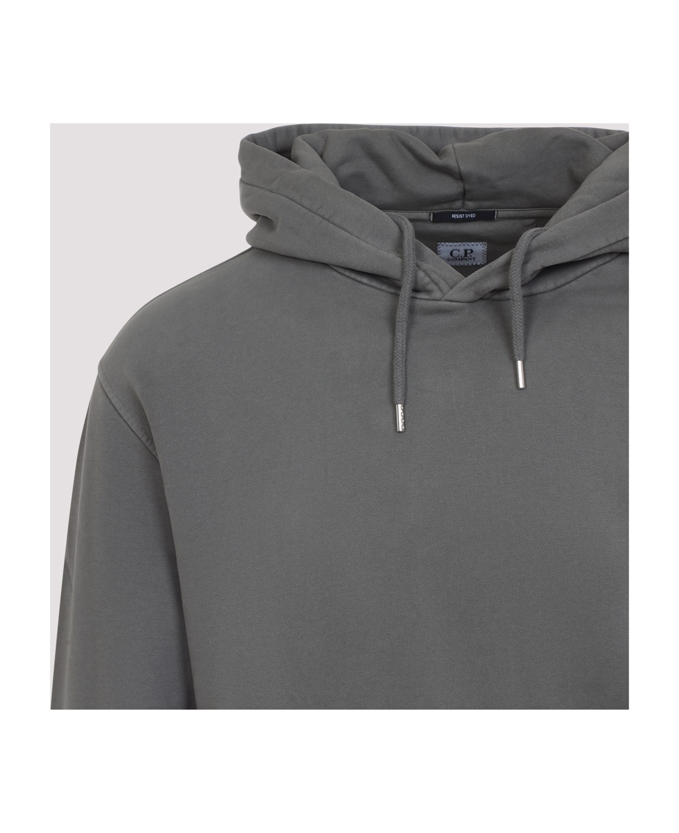 C.P. Company Cotton Hoodie - Gunmetal