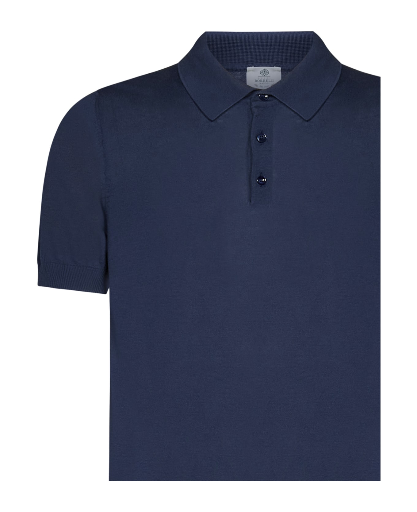 Luigi Borrelli Polo Shirt - Blue ポロシャツ