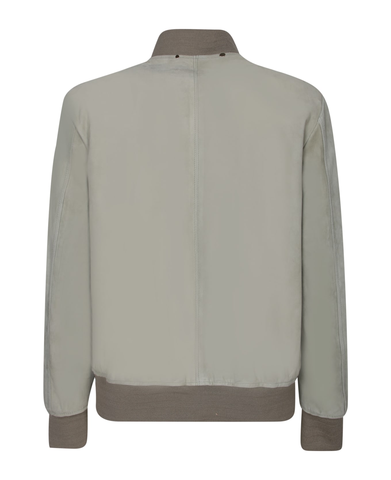 Paul Smith Suede Bomber Jacket - Green
