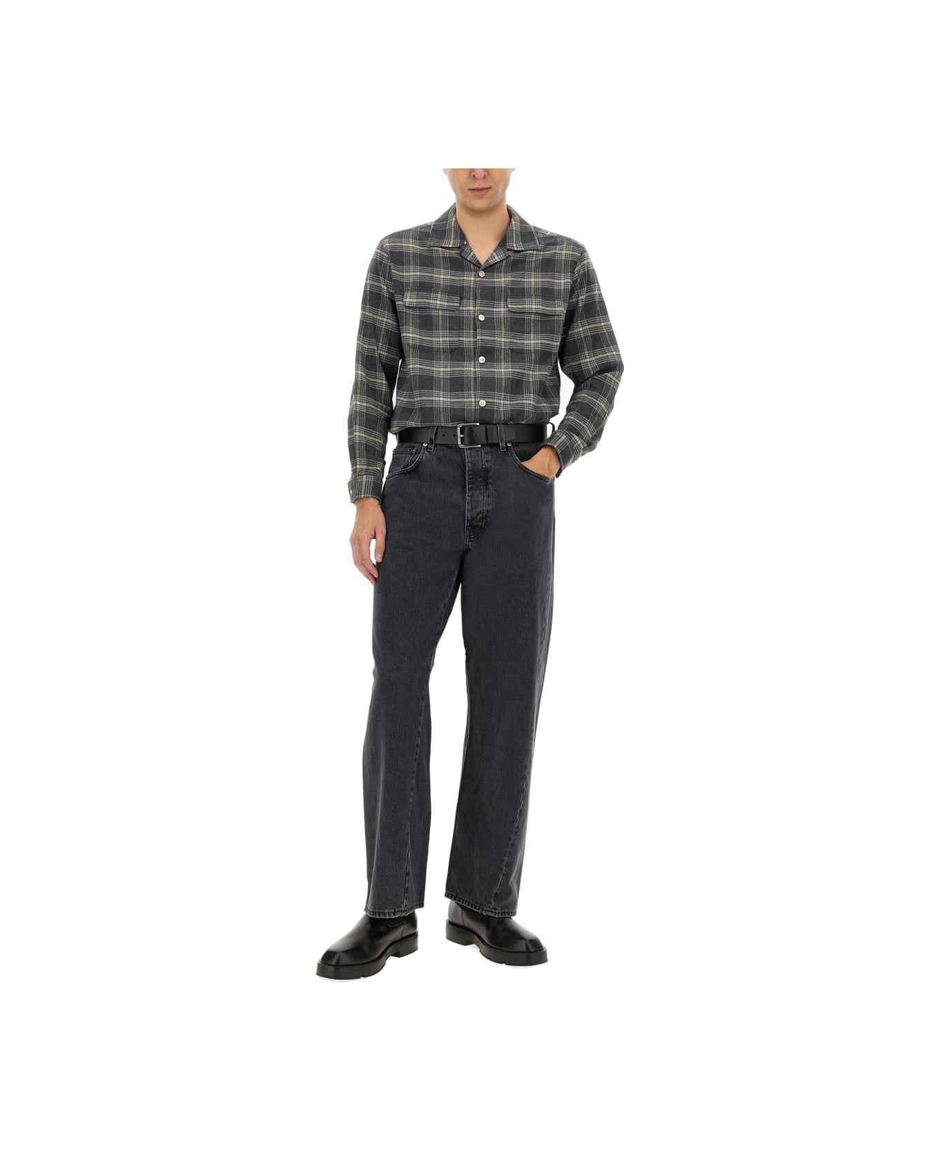 Sunflower Jeans Wide Twist - BLACK