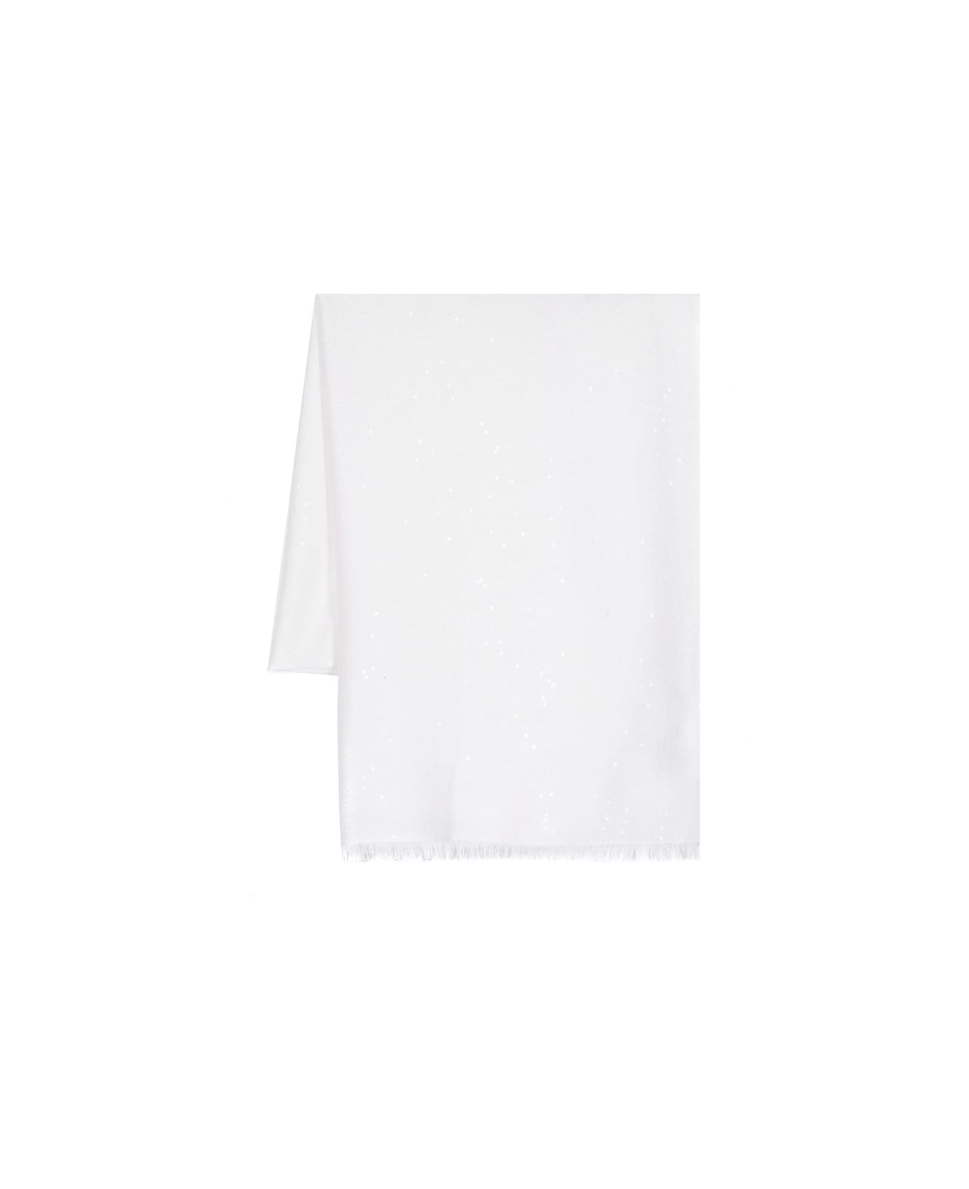 Brunello Cucinelli Scarf - WHITE