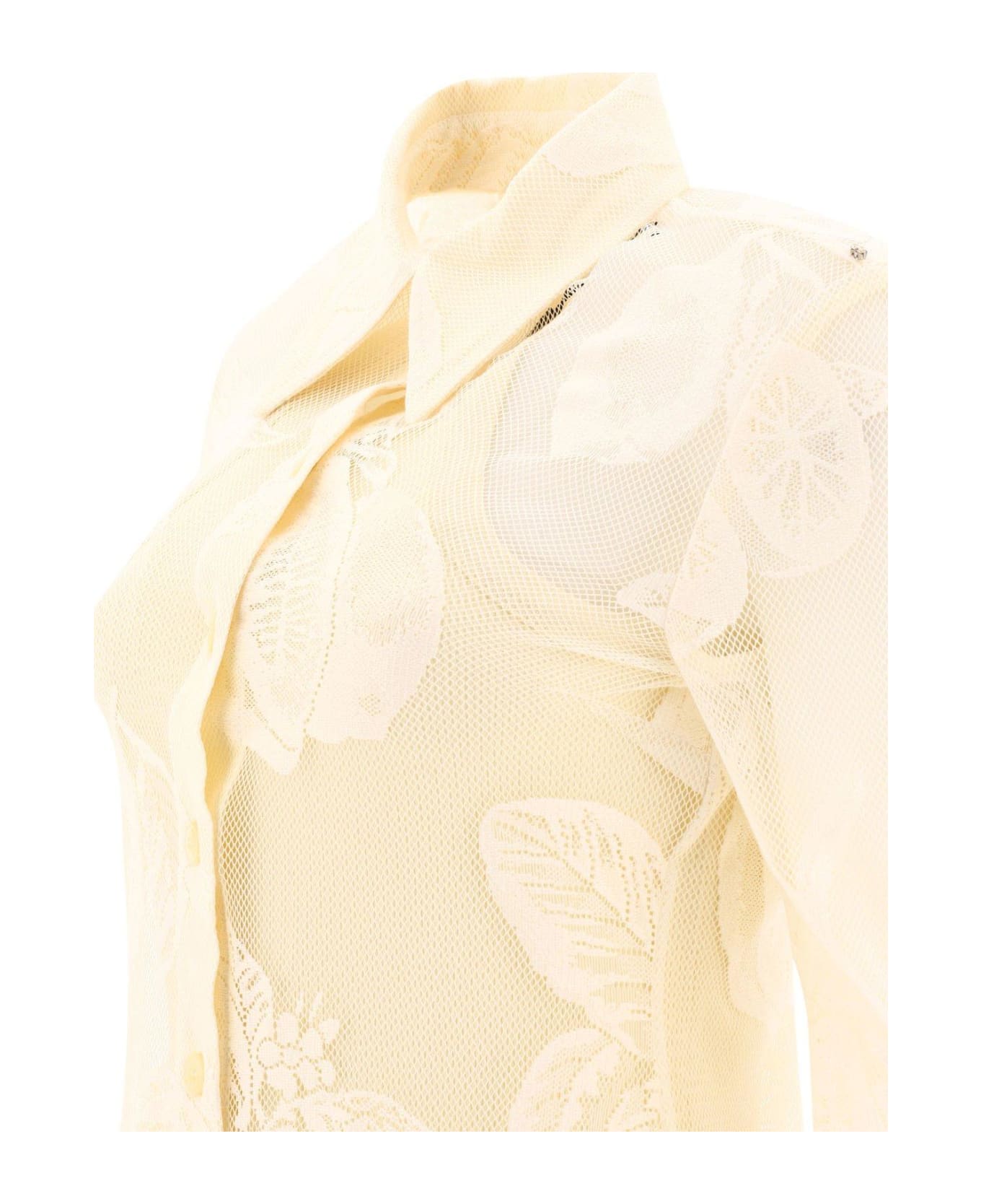 SportMax Canosa Buttoned Long-sleeved Shirt Dress - NEUTRALS ワンピース＆ドレス